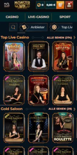 Casino monsterwin in Germany