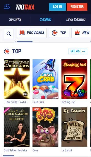Overview of casino tiki taka