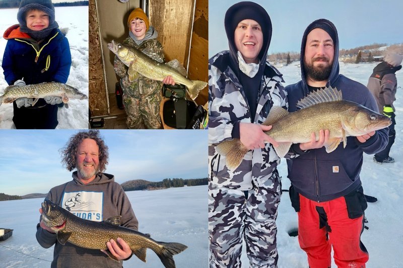 Canada - ice fishing live demo Canada - ice fishing live demo